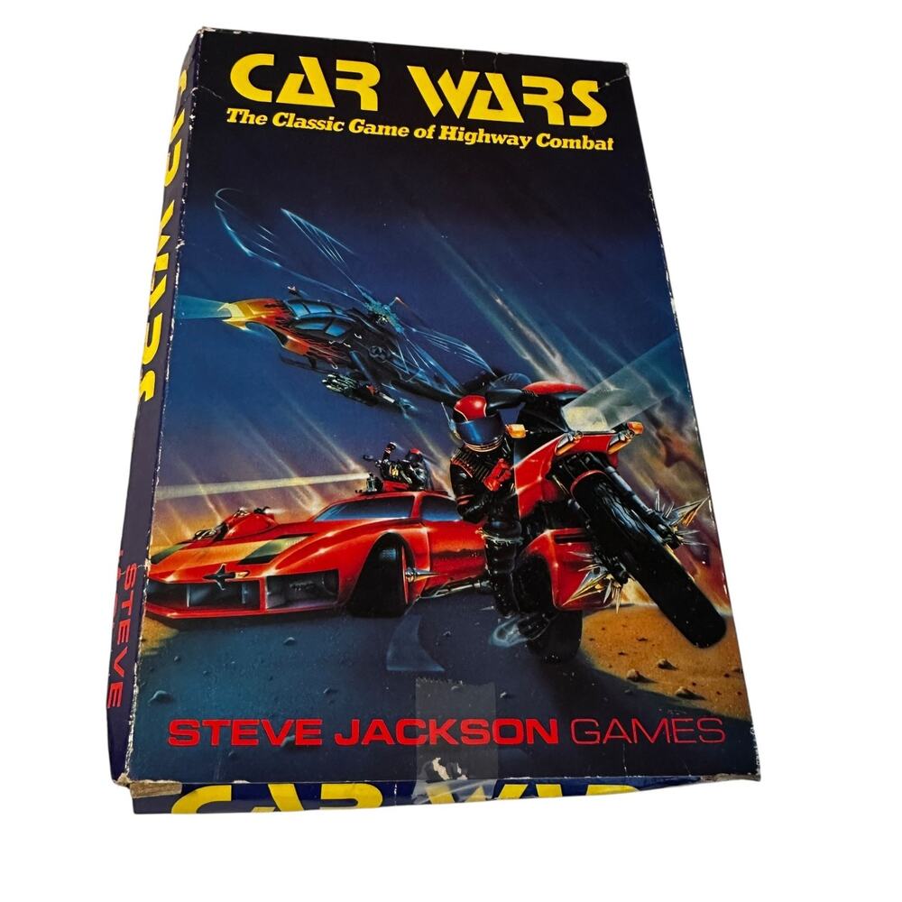 Car Wars Classic Game Highway Combat Strategy Game Steve Jackson Games Unpunched